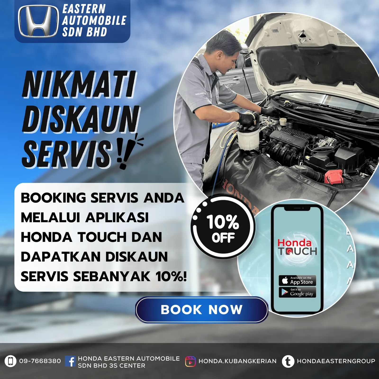 Promo Servis Honda Eastern